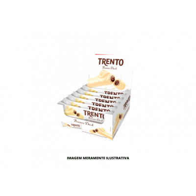CHOCOLATE - TRENTO - 32g CHOCOLATE BRANCO DARK - DP16